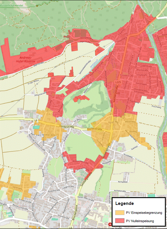 Netzkapazitäten Absam