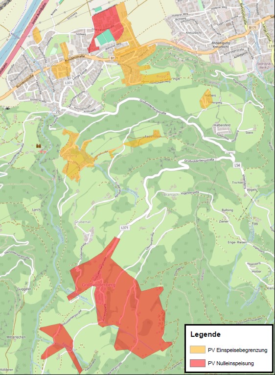 Netzkapazitäten Volders