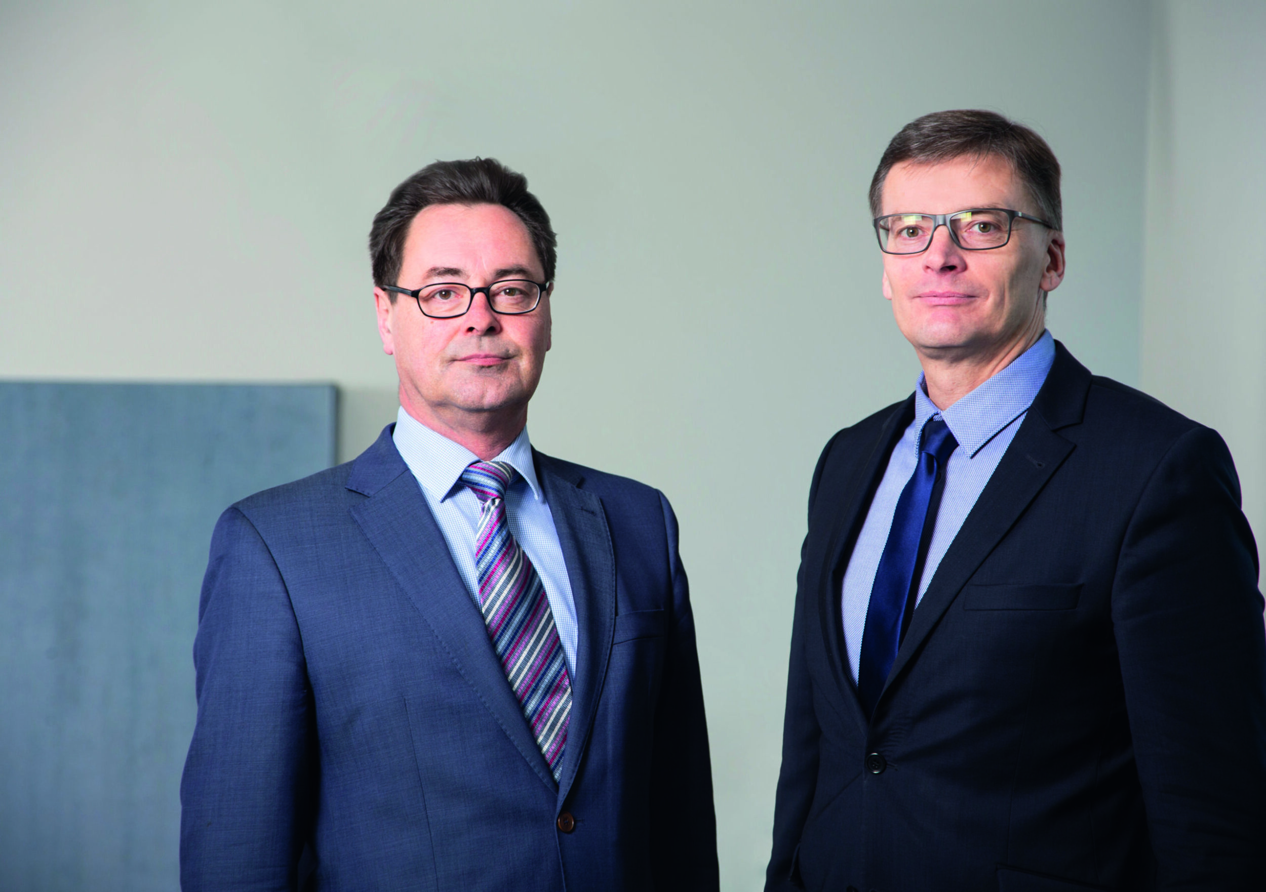 Christian Holzknecht (Vorstandssitzender) und Artur Egger (Technischer Vorstand)