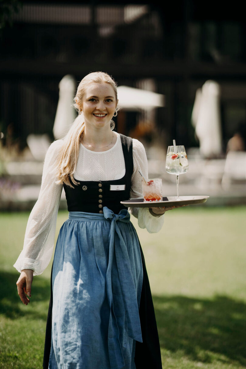 Mitarbeiterin am Moar Gut