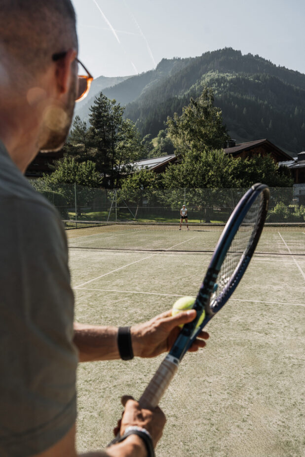 Tennisplatz am Hotel Moar Gut