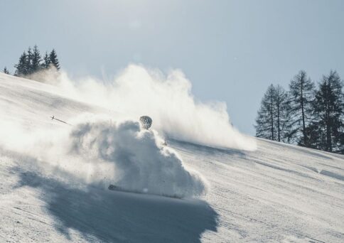 Skifahrer im Snow Space Salzburg