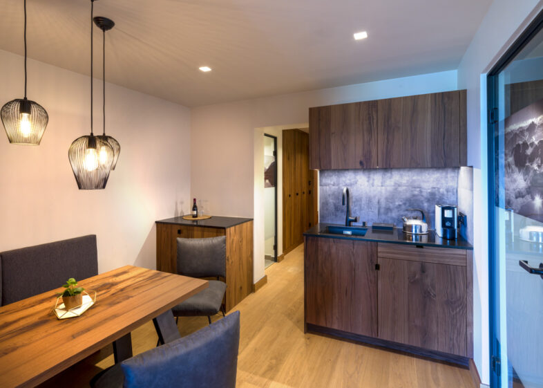 Panoramaloft im Alpina Alpendorf mit Küche