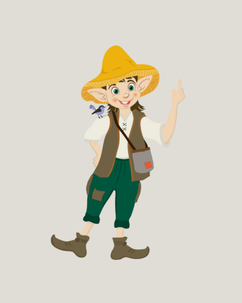 Korbi Maskottchen von Alpina Alpendorf