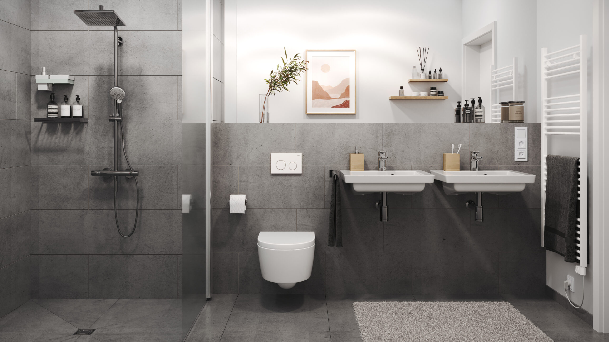 Visualisierung Badezimmer