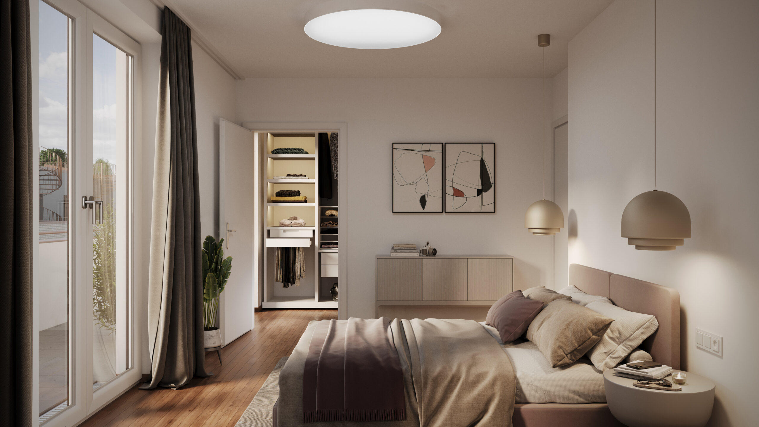 Visualisierung Schlafzimmer