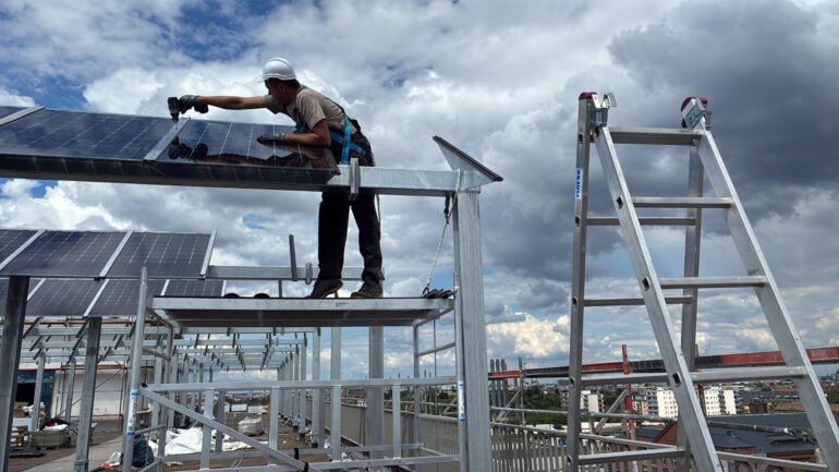 GoWest Montage Solarmodule für Agrivoltaik